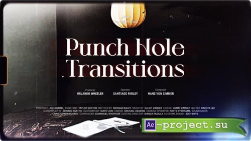 Videohive - Punch Hole Transitions - 60963311 - Project for After Effects