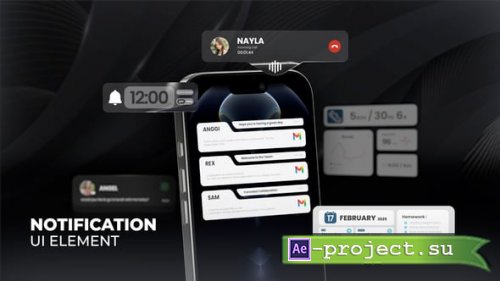 Videohive - Notification UI Element - 60979339 - Project for After Effects