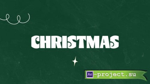 Videohive - Minimal Christmas Opener - 60981390 - Project for After Effects