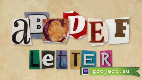 Videohive - Ransom Letters - 60983651 - Project for After Effects