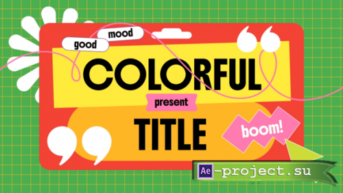 Videohive - Colorful Typography Intro - 60982671 - Project for After Effects