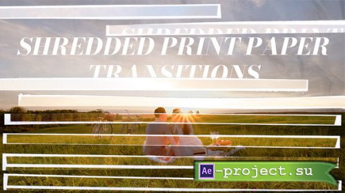 Videohive - Shredded Paper Transitions | Vertical | After Effects - 60997925 - Project for After Effects