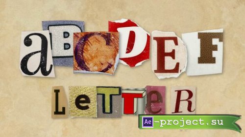 Videohive - Ransom Letters 03 - 60994245 - Project for After Effects