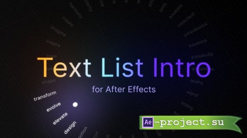 Videohive - Interactive Text Animations - 60997743 - Project for After Effects