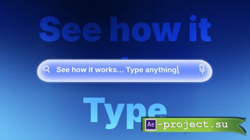 Videohive - AI SaaS - Search Bar & Chat - 61009020 - Project for After Effects