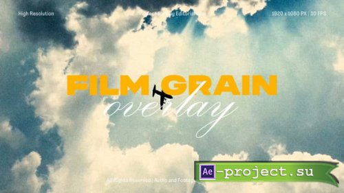 Videohive - Film Grain Overlay Pack for After Effects - 60980343