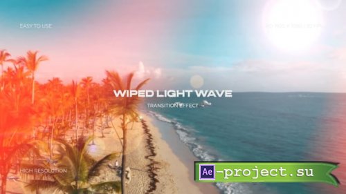 Videohive - Wiped Light Wave Tansition - 61008126 - Project for After Effects