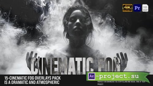 Videohive - Cinematic Fog Overlays Pack  Realistic Mist & Atmospheric Film FX MOGRT - 61000591