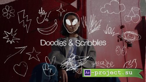 Videohive - Doodles And Scribbles Intro - 60652315 - Project for After Effects