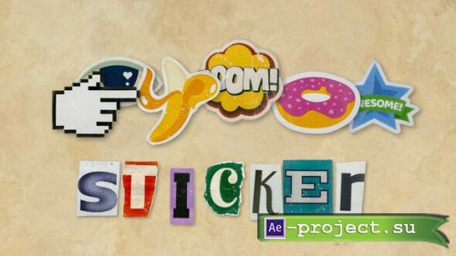 Videohive - Ransom Letters - Stickers 03 - 61038979 - Project for After Effects