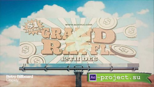Videohive - Retro Billboard - 61011230 - Project for After Effects