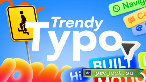 Videohive - Trendy Typo | MOGRT - 61038981 - Premiere Pro Templates