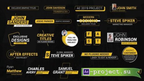 Videohive - Text Titles Pack - 61040190 - Premiere Pro Templates