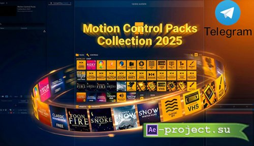 Motion Control Packs Collection 2025 - Project & Script for After Effects