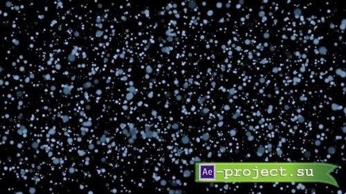 Videohive - Texture of falling New Year's snow on transparent background - 60826626