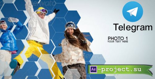 Videohive - Hexagon Particles Slideshow - 11041247 - Project for After Effects