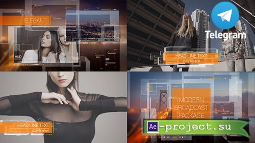 Videohive - Modern Broadcast Package - 17170600 - Project for After Effects