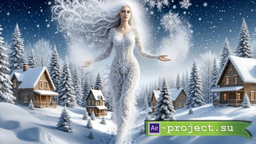 The Snow Queen scatters snow