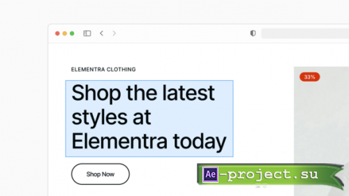 Videohive - Website Promo Teaser - 61047656 - Project for After Effects