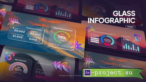 Videohive - Glass Infographic - 61074119 - Project for After Effects