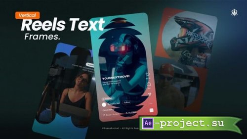 Videohive - Vertical Reels Text Frames - 61074126 - Project for After Effects