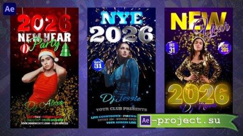 Videohive - New Year Party Instagram Reels - 61086681 - Project for After Effects