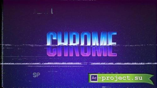 Videohive - Retro Chrome Text Logo - 61090845 - Project for After Effects