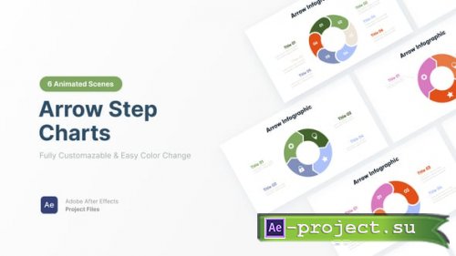 Videohive - Step Arrows Charts - 61046924 - Project for After Effects
