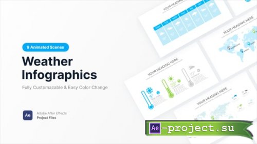 Videohive - Weather Infographics - 61083903 - Project for After Effects
