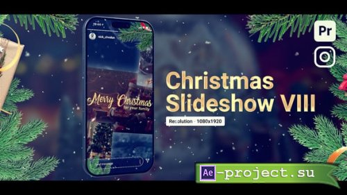 Videohive - Vertical Christmas Slideshow - 61062087 - Project for After Effects
