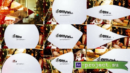 Videohive - Christmas Flat Transition Pack - 61045417 - Project for After Effects