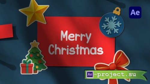 Videohive - Xmas Paper Craft Pinboard Memories - 61045693 - Project for After Effects