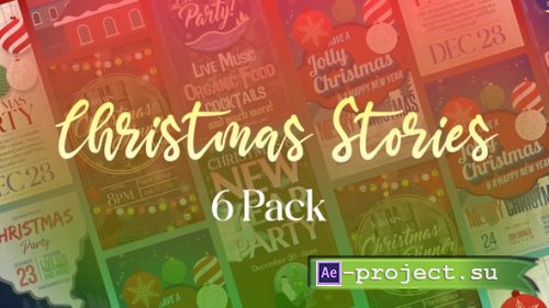 Videohive - Six Christmas Stories - 61052452 - Project for After Effects