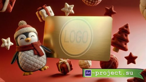 Videohive - Christmas Gift Logo Opener - 61053258 - Project for After Effects