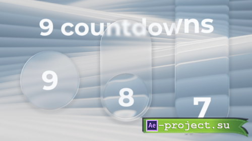 Videohive - Liquid Glass Countdowns - 61040409 - Project for After Effects