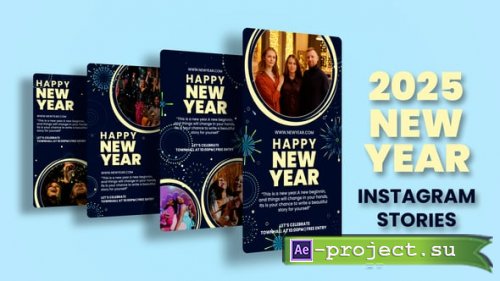 Videohive - New Year Instagram Stories - 55903447 - Project for After Effects