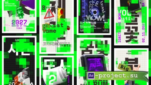 Videohive - 3D Neo Stage Event Stories Pack - 61087467 - Project for After Effects