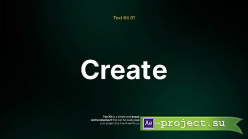 Videohive - Text Kit | After Effects - 61040603 - Project for After Effects