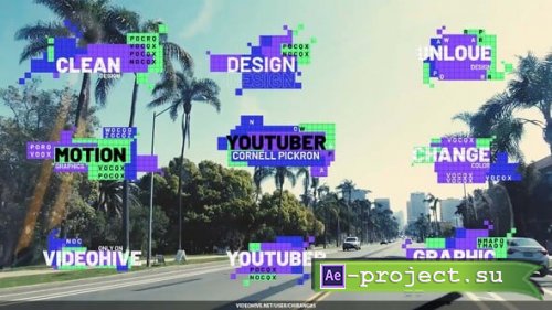 Videohive - Pixel Title Lower Thirds - 60911530 - Project for After Effects