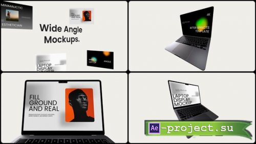 Videohive - Wide Angle Website Mockup - 61095367 - Project for After Effects