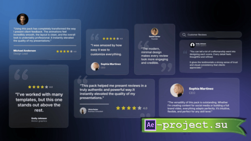 Videohive - Testimonials Pack Glass - 61104512 - Project for After Effects