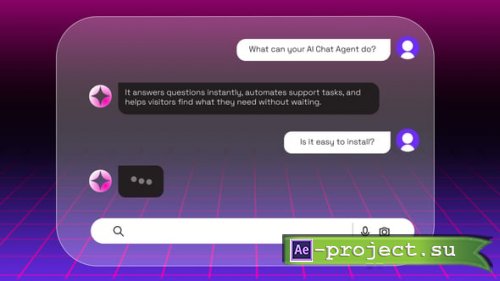 Videohive - AI Chat Agent - 61067520 - Project for After Effects