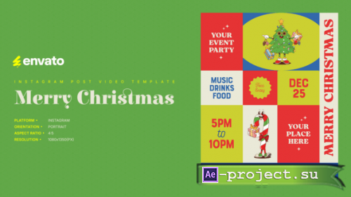 Videohive - Christmas Instagram Post Portrait � Creative After Effects Video Template - 61104763 - Project for After Effects