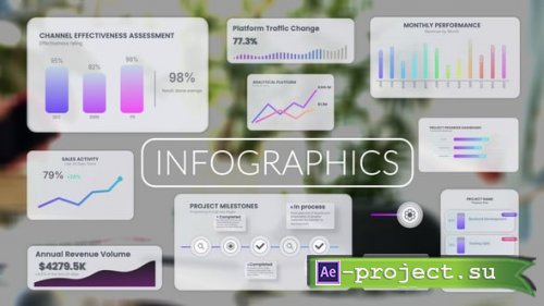 Videohive - Infographics Glass - 61072452 - Project for After Effects