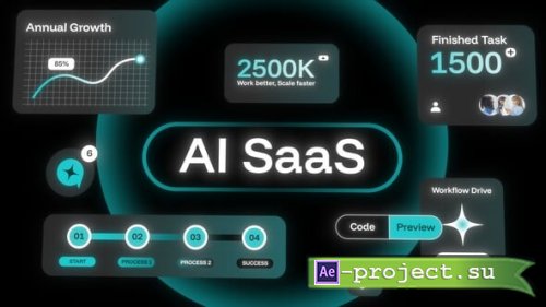 Videohive - SaaS Intro - 61050466 - Project for After Effects