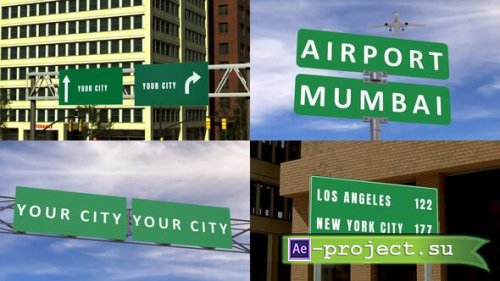 Videohive - Road Signs - 61041062 - Project for After Effects
