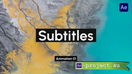 Videohive - Subtitles - 61054518 - Project for After Effects
