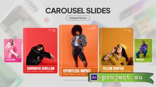 Videohive - Carousel Slides - 61057840 - Project for After Effects