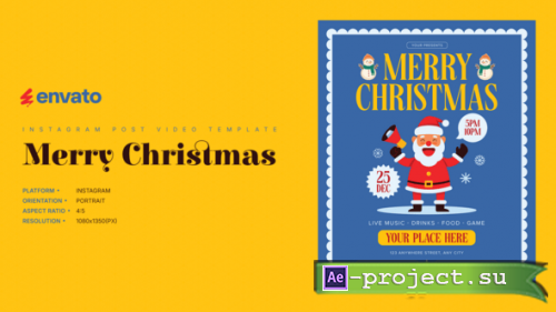 Videohive - Christmas Instagram Post Portrait � Creative After Effects Video Template - 61125852