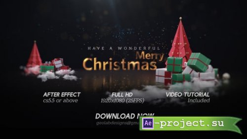 Videohive - Merry Christmas l Christmas Wishes l Christmas Greeting - 25289640 - Project for After Effects